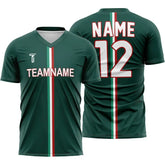 Custom Green Mexico Soccer Jersey